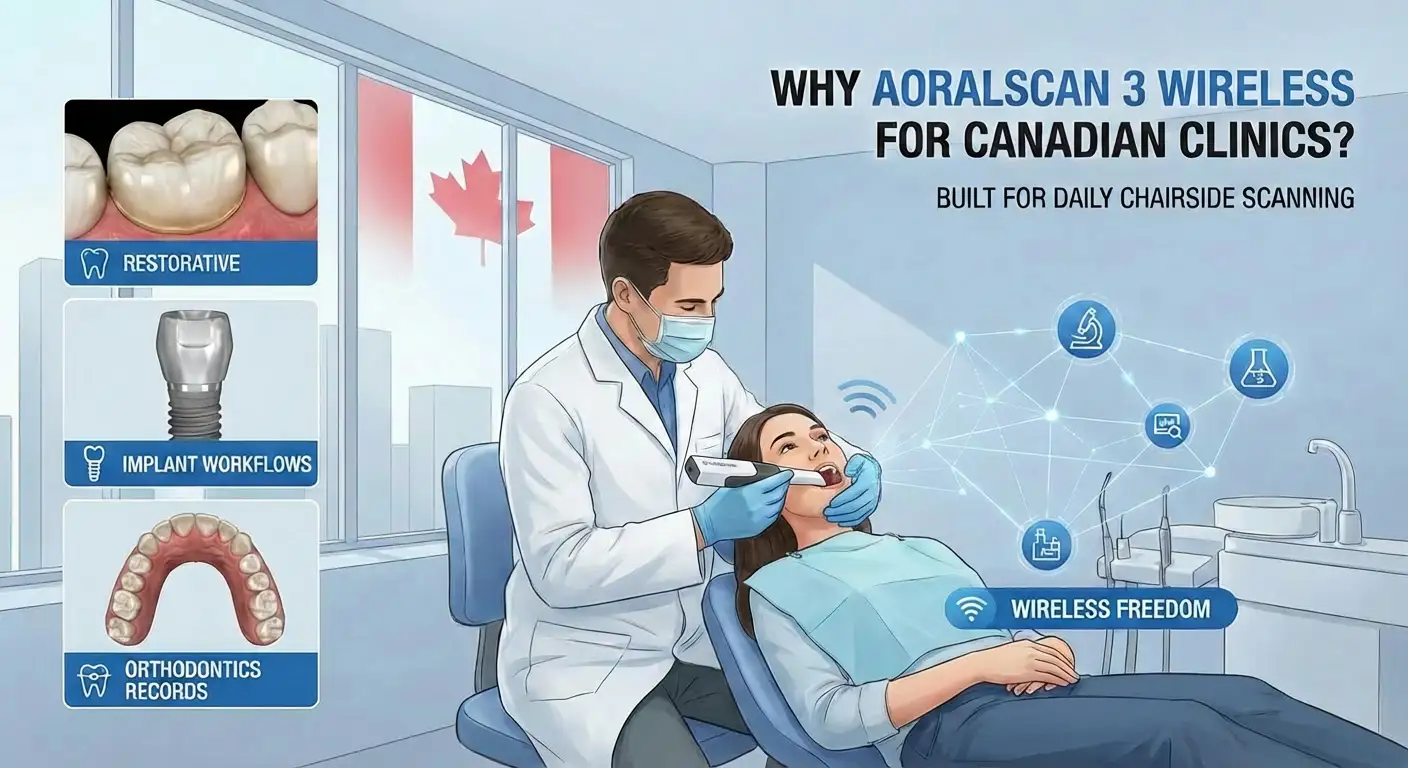 Why Aoralscan 3 Wireless for Canadian Dental Clinics?