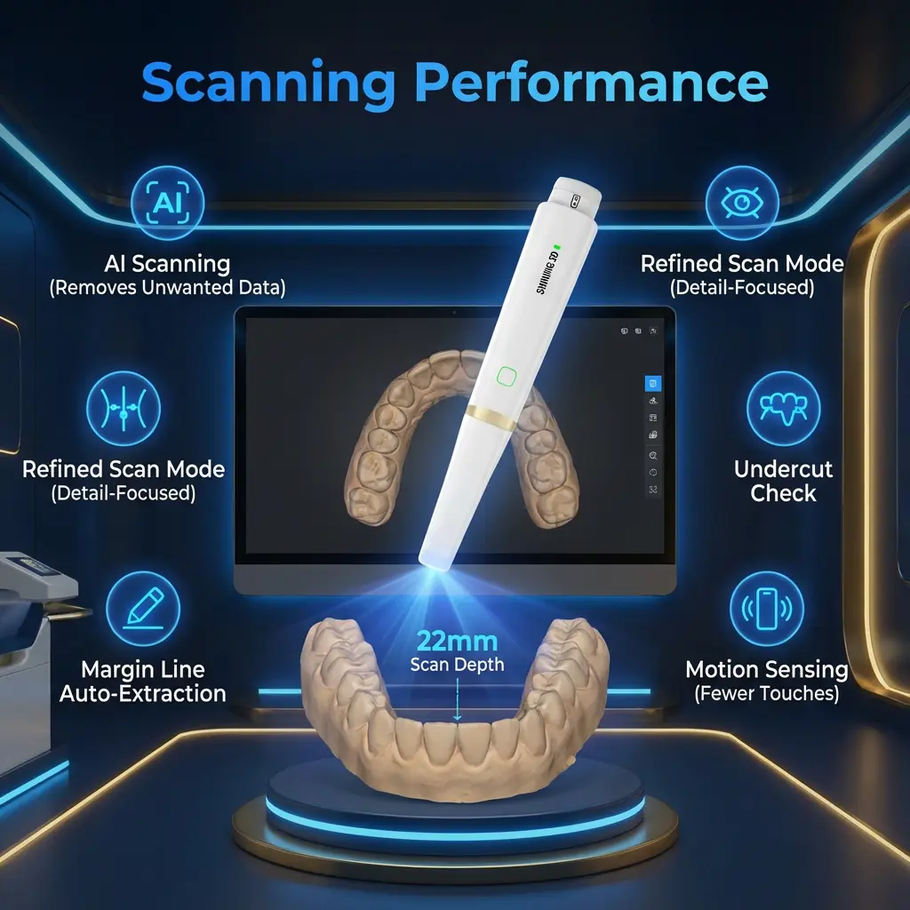 Scanning Performance of aoralscan elite wireless