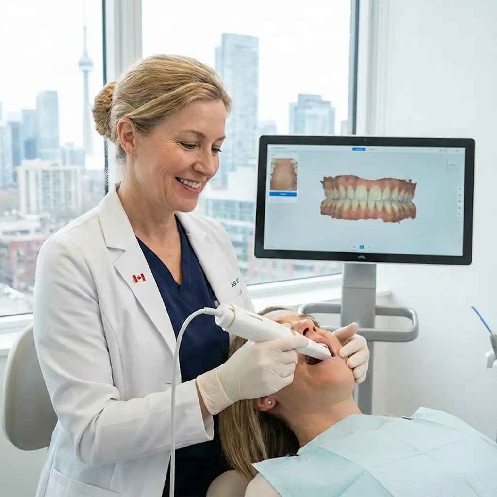 aoralscan elite wireless in dental clinic 