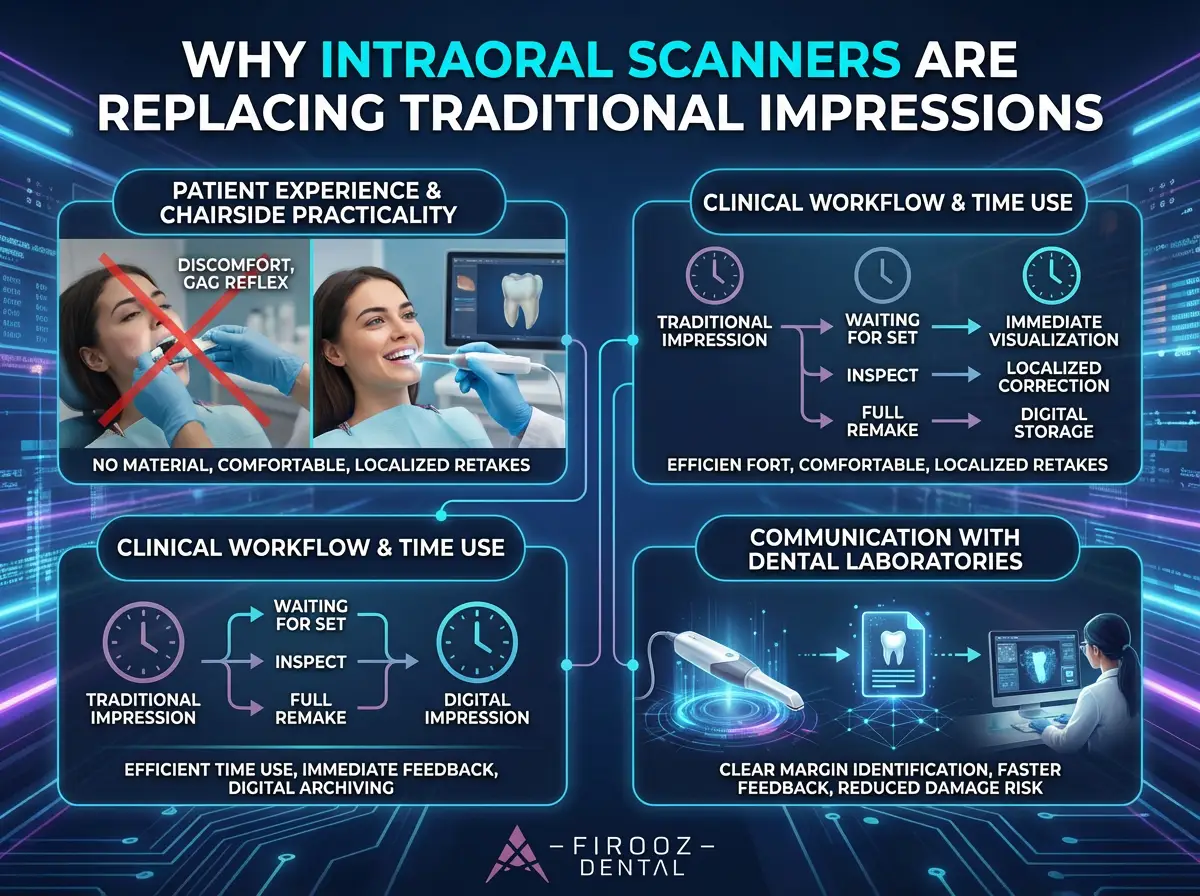 Why Intraoral Scanners Are Replacing Traditional Impressions