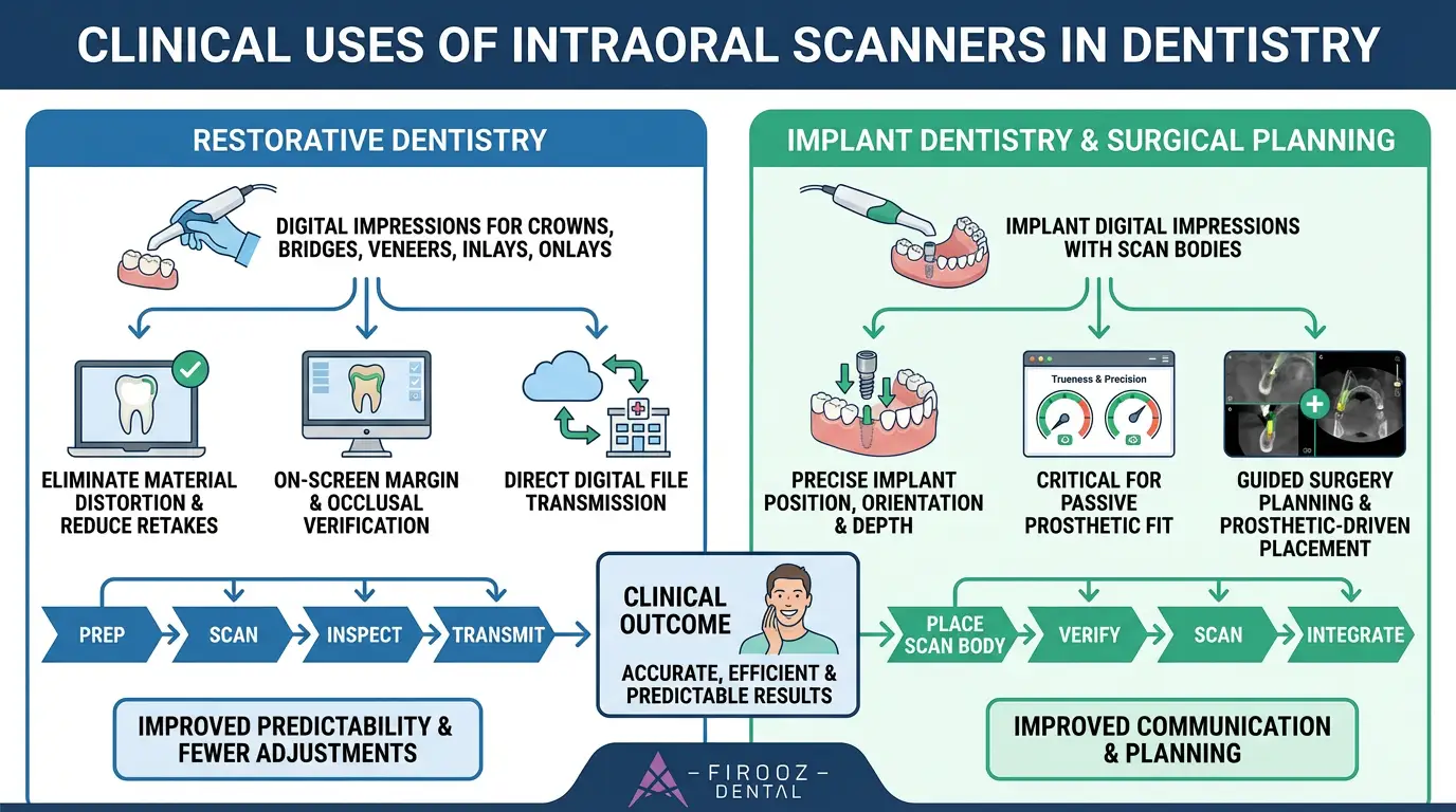 Clinical Uses of Intraoral Scanners in Dentistry