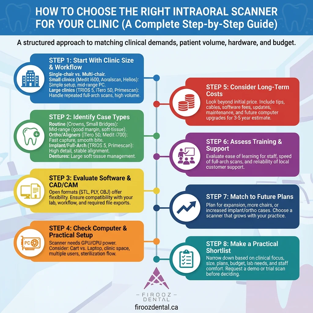 3d intraoral scanner choosing guide