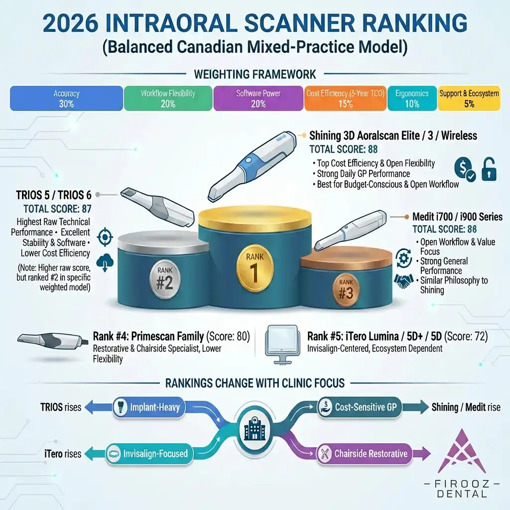 Intraoral Scanner Ranking 2026