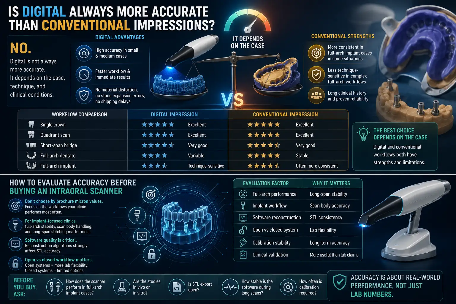 Evaluate Accuracy of Intraoral Scanner