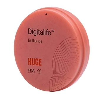 HUGE Brilliance Pink PMMA Disc for Digital Denture Bases